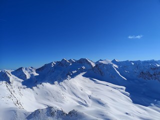 Fototapeta na wymiar Skiarea of Hochgurgl Obergurgl