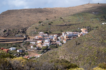 Fototapeta na wymiar La Gomera Valle Gran Rey Kanaren