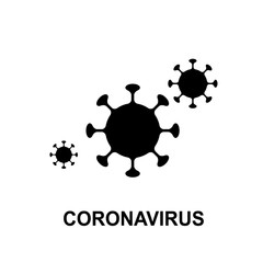 Obraz premium Coronavirus Vector Icon, Corona Virus or 2019-Ncov Symbol
