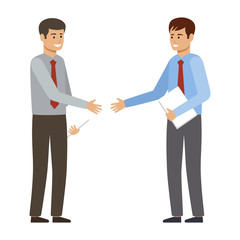 Fototapeta premium Handshake. Two businessmen want to shake hands. Cooperatio