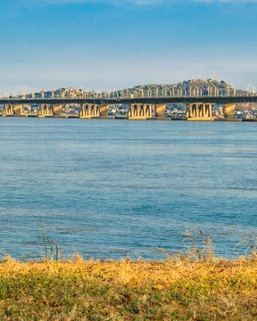 Riverfront Daule Cityscape, Guayas, Ecuador