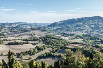 Fototapeta na wymiar Landscape of Marche Apennines