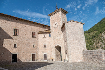 Obraz premium Castle Brancaleoni in Piobbico
