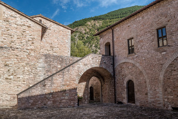 Fototapeta na wymiar Castle Brancaleoni in Piobbico