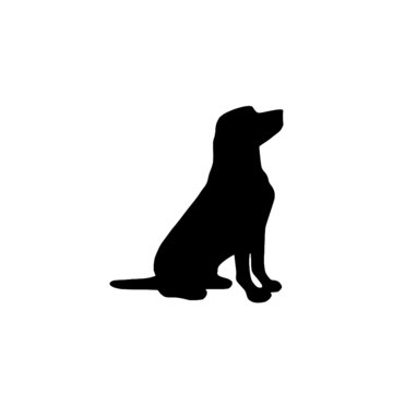 Dog icon isolated on white background