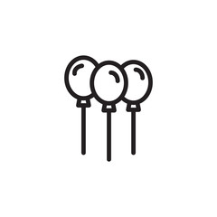 balloon icon vector design template