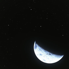Fototapeta premium moon in the sky