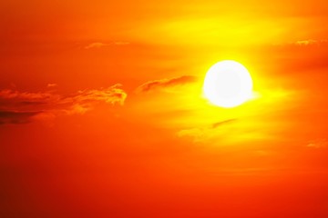 Sunset sky orange sky red cloud outdoor summer nature backgound