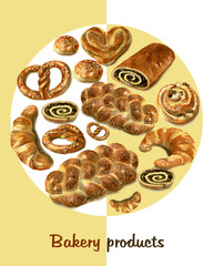 Bakery products circle