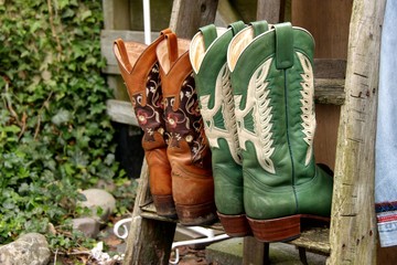 Fototapeta na wymiar Cowboy boots 