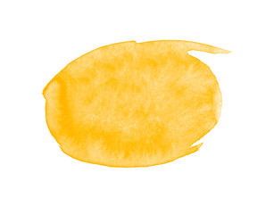 Abstract yellow circle brush backdrop