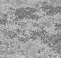 Halftone marble texture background.Abstract black and white dot art backdrop.Modern grayscale pattern,business cover background design.Vector