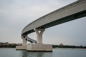 Bridge over the river in Dubai.