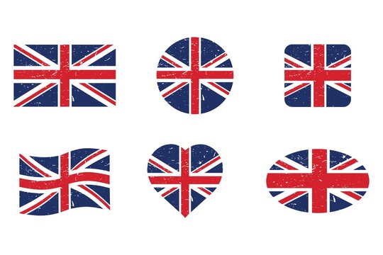 UK of Great Britain flag, official colors and proportion correctly. vector illustration