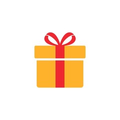 Gift Box icon , isolated on white background. Vector illustration.