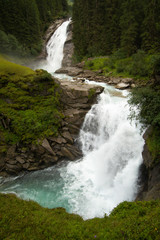 Fototapeta na wymiar Krimmler Wasserfall 4