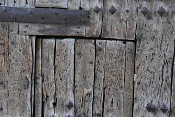 old wooden door
