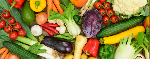 fresh vegetables from market