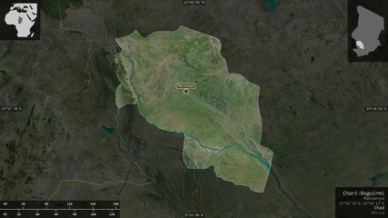 Chari-Baguirmi, Chad - composition. Satellite