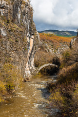 Golden autumn in Zagoria Park and Mountains, Greece