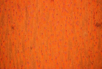  Photo of a texture of rusty metal with brown stains and splashes