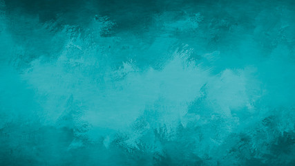 Turquoise modern banner concept. Turquoise grunge background. Gradient light to dark border colors, old vintage design illustration for websites