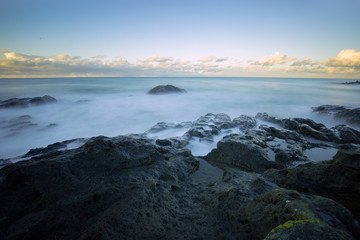 Fototapeta na wymiar cliffs in the sea sky and landscape