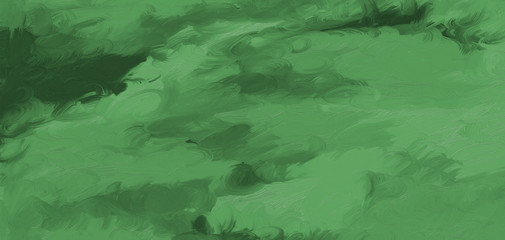 Abstract green paint background for banner or art project