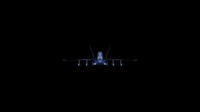 F 18 Super Hornet Digital Blueprint Scan. Supersonic Carrier-Capable, Multirole Fighter Aircraft