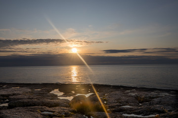 North Shore Lake Superior Morning Sun (5)