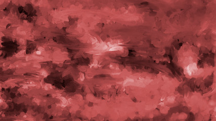 Abstract red grunge background. Beautiful red watercolor texture. Red watercolor texture