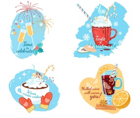 Taste Winter Holidays. Christmas and New Year Set