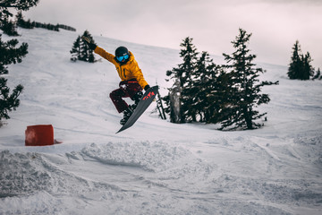 Snowboard Jump