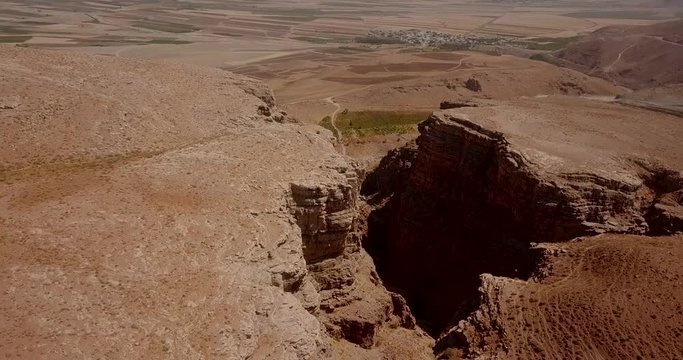 canyon cliffs view in zagros nomad area in iran same as arizona grand canyon