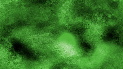 Dark grunge background. Green abstract texture
