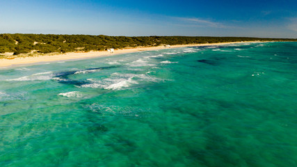Obraz premium playa de es Trenc, Ses Covets, Mallorca España