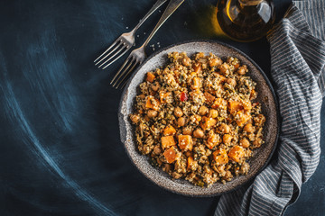 Quinoa salad with vegetables