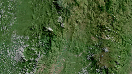 Risaralda, Colombia - outlined. Satellite
