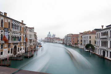 View on Canal Grande from Ponte dell' Accademia in the Early Morning, Venice/Italy