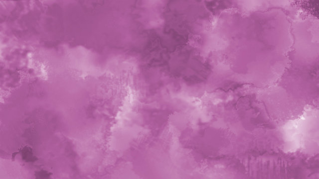 Pink watercolor paint backdrop. Pink paint concept for banner or design