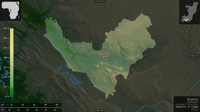 Bouenza, Republic of Congo - composition. Physical