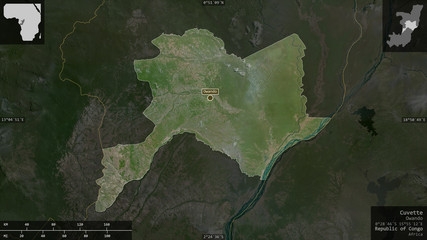Cuvette, Republic of Congo - composition. Satellite