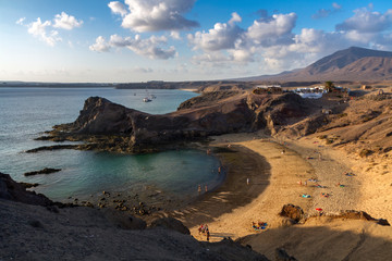 Playa blanca coast and beaches