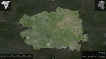 Bas-Uele, Democratic Republic of the Congo - composition. Satellite