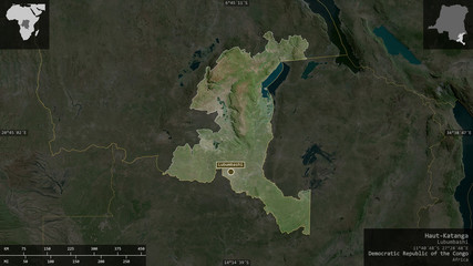 Haut-Katanga, Democratic Republic of the Congo - composition. Satellite