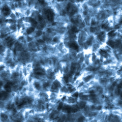 Tie dye shibori seamless pattern. Watercolour abstract texture.