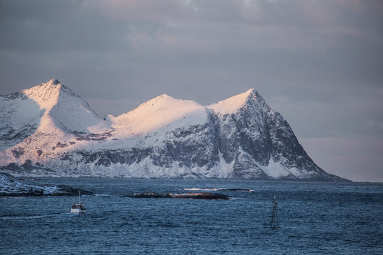 Norway coast in north. Sommaroya