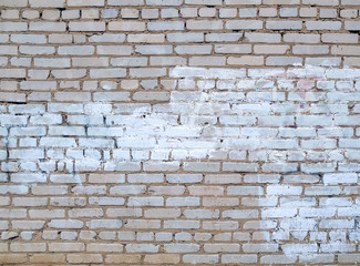 Unevenly colored brick wall texture