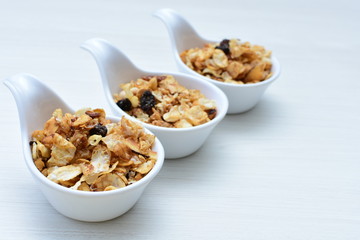 soja, coconut, peanuts, honey, flakes, granola, delicious, oat, vegan, ingredient, seed, cereal, sweet, nutrition, snack, natural, organic, healthy, grain, food, muesli