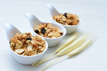 soja, coconut, peanuts, honey, flakes, granola, delicious, oat, vegan, ingredient, seed, cereal, sweet, nutrition, snack, natural, organic, healthy, grain, food, muesli